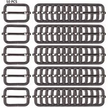 50pcs 1 Inch Metal 3-Position Adjustable Buckles, Rectangular Adjustable Webbing Sliders, Suitable For Keychains, Lanyards, Handbags, Fasteners, Straps, Backpacks And Leather Hardware Accessories - One Size - View 8