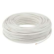 IUSA GROUP able de Cobre Calibre 12 AWG Blanco 100 m 600V para Instalación Eléctrica Residencial e Industrial en Conduit Ambiente Seco y Mojado - Blanco - Ver 4