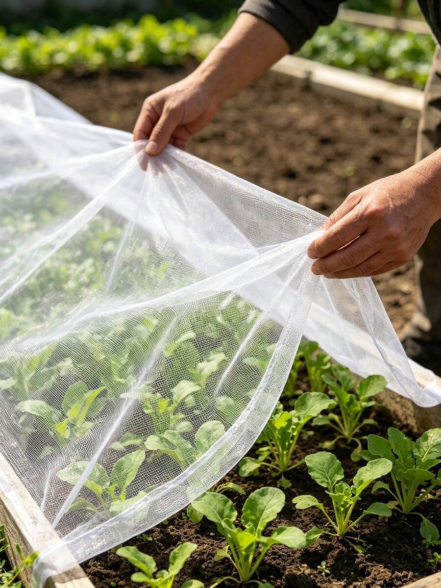 1件装植物攀爬网，攀爬植物支架网，尺寸3x6英尺/6x6英尺，种植用品和工具，耐用涤纶植物支撑网，可促进植物生长得更大更健康，适用于黄瓜、番茄、水果、蔬菜、葡萄、豆类和其他攀爬植物。