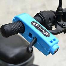 Kunci Stang Anti-Pencurian Universal untuk Sepeda, Sepeda Listrik, Sepeda Motor, Skuter, Bahan Plastik - MultiWarna - View 4