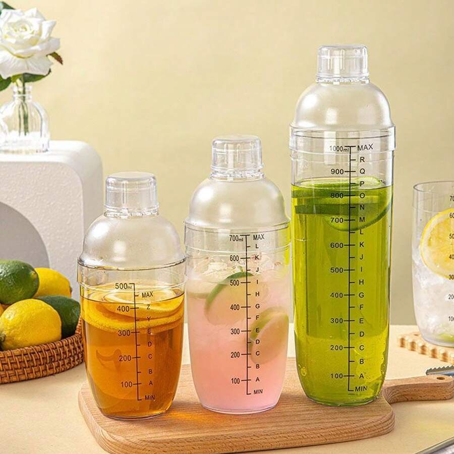 全套手工奶茶搖搖杯配件,自製檸檬茶工具,適用於奶茶店,調酒師調配與增稠套組 - 彩色 - 查看 1
