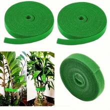 1m/Roll Reusable Plant Tie Green Flexible Support Strap Suitable For Climbing Plants, Flowers And Garden Plants Home And Outdoor Use Ideal Choice For Gardening Enthusiasts - A - View 4
