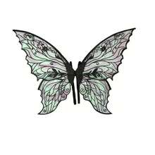 Colorful Double-Layer Butterfly Wings Back Decor, Forest Style Fairy Wings For Girls Birthday Party Photo, Halloween Cosplay Photo Prop, Fairy Angel Wings Accessory - View 12