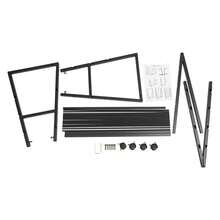 Iron Ribbon Display Storage Organizer With Wheels Ribbon Holder Organizer Rack - Black - View 10