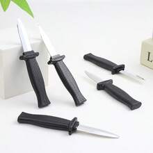 Realistic Retractable Knife Prank Toy, April Fool's Day Gag Scary , Magic Prop - Multicolor - View 3