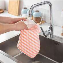 20pcs Ultra Soft Absorbent Microfiber Cleaning Cloths, Machine Washable, Suitable For Kitchen, Bathroom, Car And Window Cleaning - A - View 8