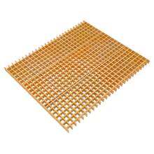 YUNRUX Grating Covers, Industrial Floor Grating, 3-Piece Fiberglass Drainage Grating - Yellow - View 5