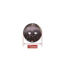 30入/包 新款 10mm/11mm/12mm/15mm/18mm/20mm/25mm 天然色椰子縫製鈕扣 2孔鈕扣 衣物剪貼簿縫製配件 DIY - 30 pcs - 查看 12