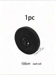 1 Roll 100/500cm Black Multi-Purpose Cable Tie, Durable Cable Organizer, Suitable For Home, Office And Electronic Products, Easy To Use Computer And TV Cable Management, Reusable, Plastic Material, Cable Organizer Home Decoration Essential , School - Multicolor - View 14