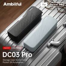 Ambitful Hard Shell Storage Carrying Case Compatible With D JI Osmo Pocket 4 Camera, Anti-Scratch Shockproof Water Resistant Protective Travel Case For Camera & Small Accessories - View 2