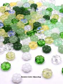 Multicolor Green Four-leaf Clover