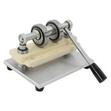 Manuelle Stanzmaschine & Prägemaschine für Leder, Papier & PVC - 16 cm Schneidöffnung, Edelstahl, manuelle Handhabung, hohe Präzision, für Basteln & Verpackung, platzsparend - Standard - Übersicht 9