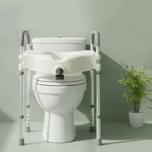 kangten Toilet Rack Toilet Handrails For Elderly, Adjustable Height Toilet Rails Frame - View 1