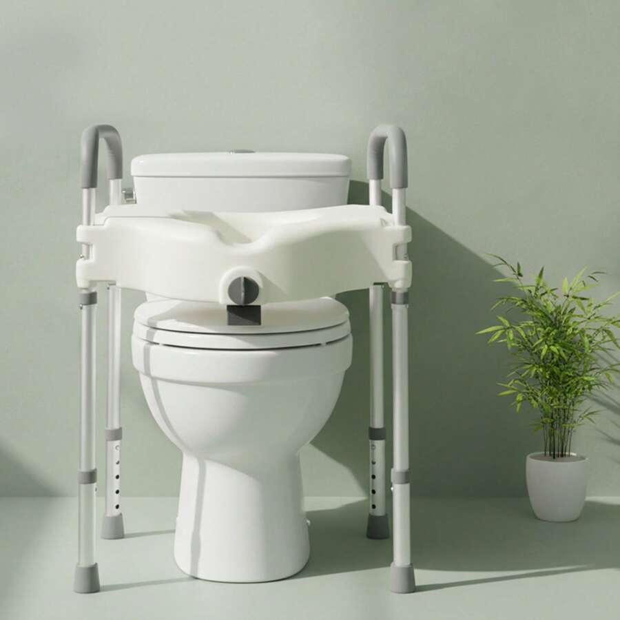 kangten Toilet Rack Toilet Handrails For Elderly, Adjustable Height Toilet Rails Frame - View 1