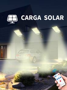 1/2pc Smart Outdoor Solar Light, 3 Lighting Modes, Motion Sensor, Auto On/Off, Remote Control, LED Solar Light For Garden, Patio, Pathway, Driveway, Lawn, Patio Lighting. - With Remote Control - View 10