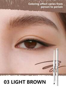 Little Ondine 雙頭凝膠眼線筆 03，定義與暈染，羽毛填充粉末，微刃效果，不拉扯配方，適合眼皮下垂眼型，初學者友善，健身耐用，適合忙碌早晨，0.06g/0.002oz - # 03 - 查看 7