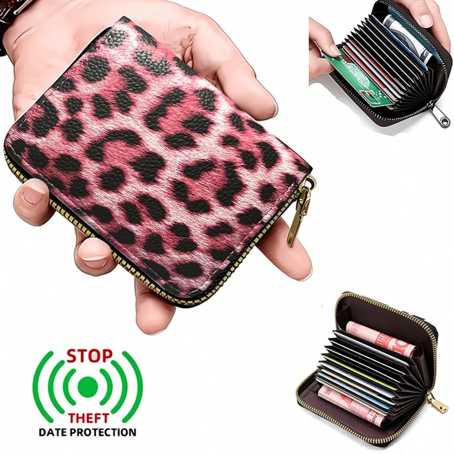 11cardslotsBusiness Card Holder Wallet Multi Card Holder Coin Purse Multi-Card Card Organizer For Men And Ladie,For Daily Shopping,A Gift Full Of Love