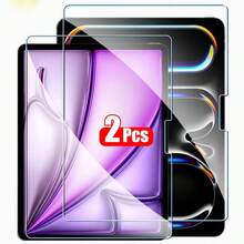 2-Pack Screen Protector Compatible With Ipad Pro 13 2025 (13-Inch)/ Pro 13(M4)2024(13-Inch) / Pro 11 2025(11-Inch)(M4) Compatible With IPad Air 11(M4)2026(11-Inch) / Air7(M3)2025(13-Inch) / Mini 7 2024(8.3-Inch) / 11 2025(11-Inch) Tablet Screen Protector High Definition Tempered Glass 3D Transparent 9H Ultra Hard Screen Protector Anti-Fall Anti-Scratch - Clear - View 11