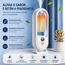 Difusor Aromatizador De Ambientes Automático Umidificador Ultra Premium - apenas difusor (sem óleos) - Visão 6