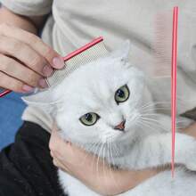 1PC Pet Hair Comb Metal Shedding Dog Grooming Comb Hair Remover Cat Dogs Cleaning Brush Cats Pets Accessories Dropshipping - Multicolor - View 5