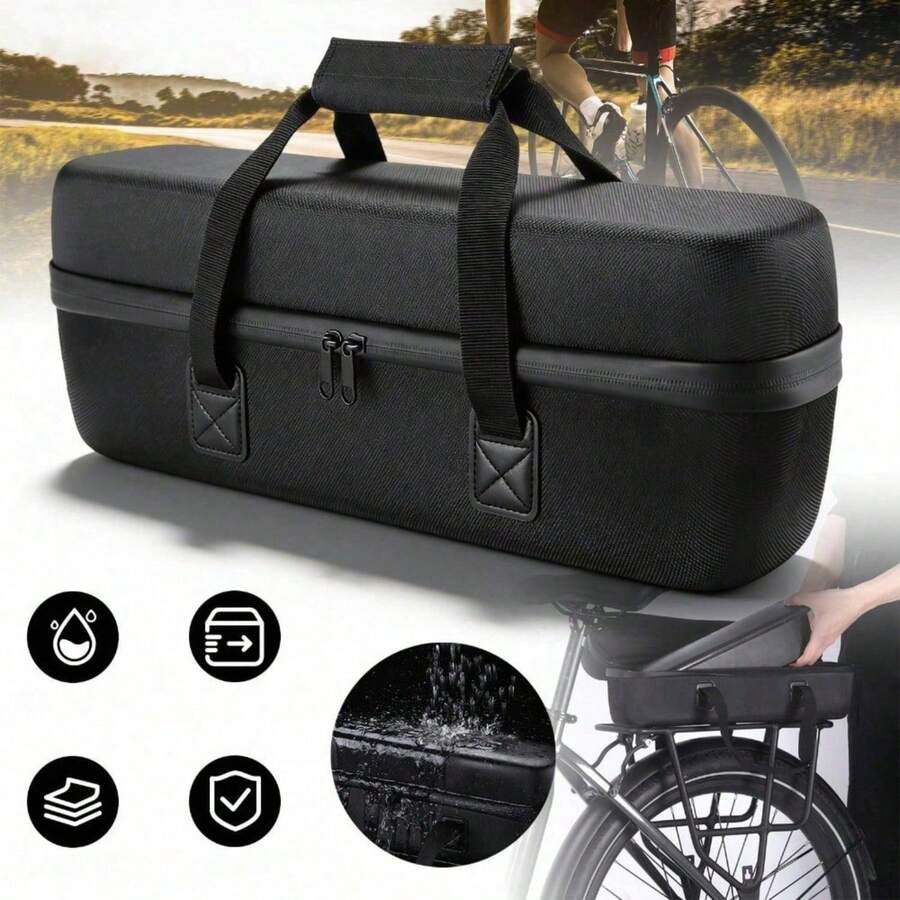 Akku Aufbewahrungstasche Hartschale, Batterie Tasche Organizer für Taschenlampe Kamera E-Bike Drohne, stoßfest schlagfest mit Mehrfachfächern, Schutzbox für Batterien Zubehör Geräte - A - Übersicht 1