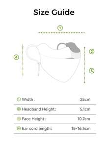 Beneunder Double-Sided Silk-Soft Eye-Covering Sun-Protection Mask SS025 - Light Grey - View 6