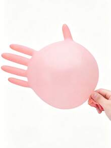 Sarung Tangan Nitril Sekali Pakai Warna Pink - Nitril Bebas Bedak Sekali Pakai, Tahan Lama, Nyaman Dipakai, Cocok untuk Membersihkan Dapur/Mencuci Piring, Perawatan Kecantikan, Memandikan Hewan Peliharaan, dll. - Tahan Air 4/50/100 pcs [Tanpa Kotak Kemasan] - Berwarna merah muda - View 8