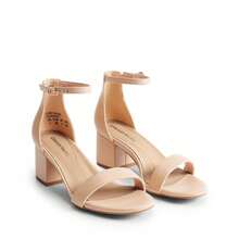 Women Heeled Sandals - Beige - View 6