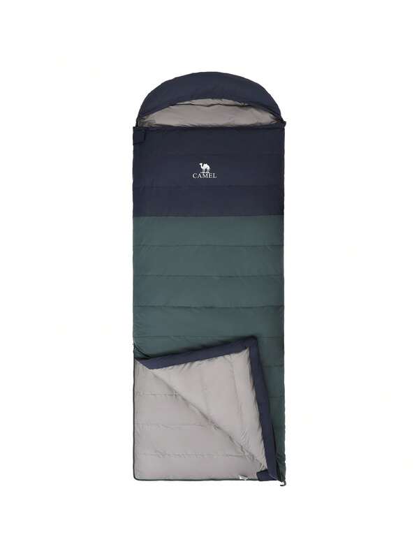 CAMEL CROWN Portable Outdoor Travel Sleeping Bag, Thickened Warm For Autumn & Winter, Single Person, Can Be Spliced Into Double Sleeping Bag For Indoor & Camping Use