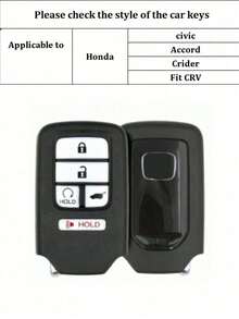 TPU汽車遙控鑰匙保護套，適用於Accord、Civic、CR-V、Pilot、Ridgeline、Odyssey和Passport無鑰匙進入遙控鑰匙 - A - 查看 10
