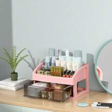 Makeup Storage Set - Two-layer White Storage Box [Drawer] - View 14
