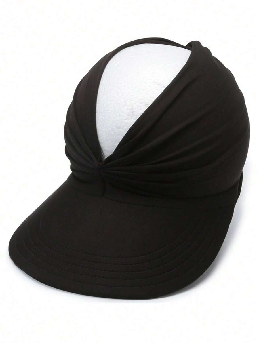 Sun Visor Hats - Black - View 1