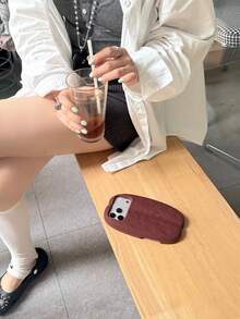 Cartoon 3D Fun Realistic Coffee Bean Phone Case Compatible With Iphone 17 Pro Max, Apple 17 Pro, Silicone Full Coverage 16 Pro Max, Shockproof 15 Soft 14 Women 13P New 15 Pro Max - Brown - View 11
