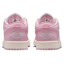 Nike Air Jordan 1 Low Women's Shoes Iced Carmine/White DC0774-607 | Low-Top Versatility, Everyday Wearable - 粉紅白色 - 查看 8