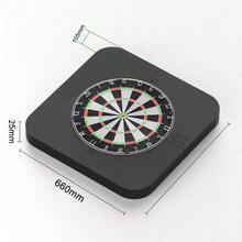 Square Detachable Dartboard Surround Frame Wall Protection Guard, Easy Installation Wall Protector Frame For Home Bar Game Room Club Indoor Dart Game Accessories - A - View 6