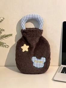 1Pair Plush And Adorable Explosion-Proof Hand Warmer, Hot Water Bottle, Cute And Girly Hand Warmer, Cartoon Winter Hand Warmer, Suitable For Autumn And Winter, A Great Christmas Gift. - Multicolor - View 4