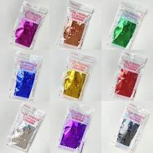 2pcs Rainbow Party Background Ribbon Decorations, Colorful Metallic Foil Tinsel Curtain, Shiny Metallic Background, For Party Decor - Multicolor - View 3