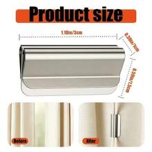 2/8pcs Magnetic Curtain Buckles, Quick Close Curtain Buttons, Easy Magnetic Curtain Closure Fixing Buckles, No Drill Curtain Hardware Buckles - Curtain Tieback - View 7