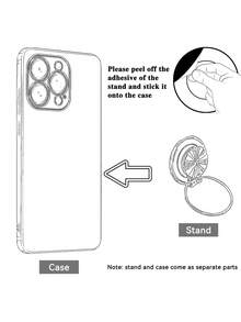 Apple 17/17 Pro Max Phone Case Luxury Rhinestone Sequin Kickstand Phone Case - Apple 15 Pro Max Phone Case With Sequin And Makeup Mirror Ring Kickstand High Quality Shockproof Frame Back Shell Suitable For IPhone 17/16/15/14/13/12/11/Max/Pro/Plus Rhinestone Lens Protection Electroplated Anti-Drop Phone Case Suitable For Women Spring Gift Party Birthday Gift - Orange - View 11