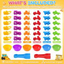Kids Sorting & Stacking Toys - Construction Vehicles - View 5