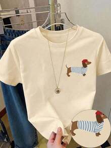 Women T-Shirts - Apricot - View 1