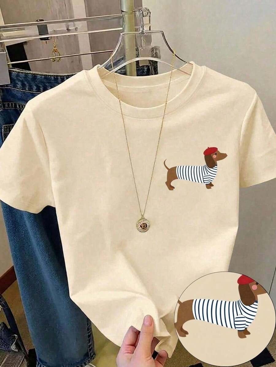 Women T-Shirts - Apricot - View 1