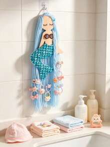 Mermaid Hair Clip Storage Rack, Cute Girls Hair Accessories Organizer, Suitable For Nursery Decor - Multicolor - View 8