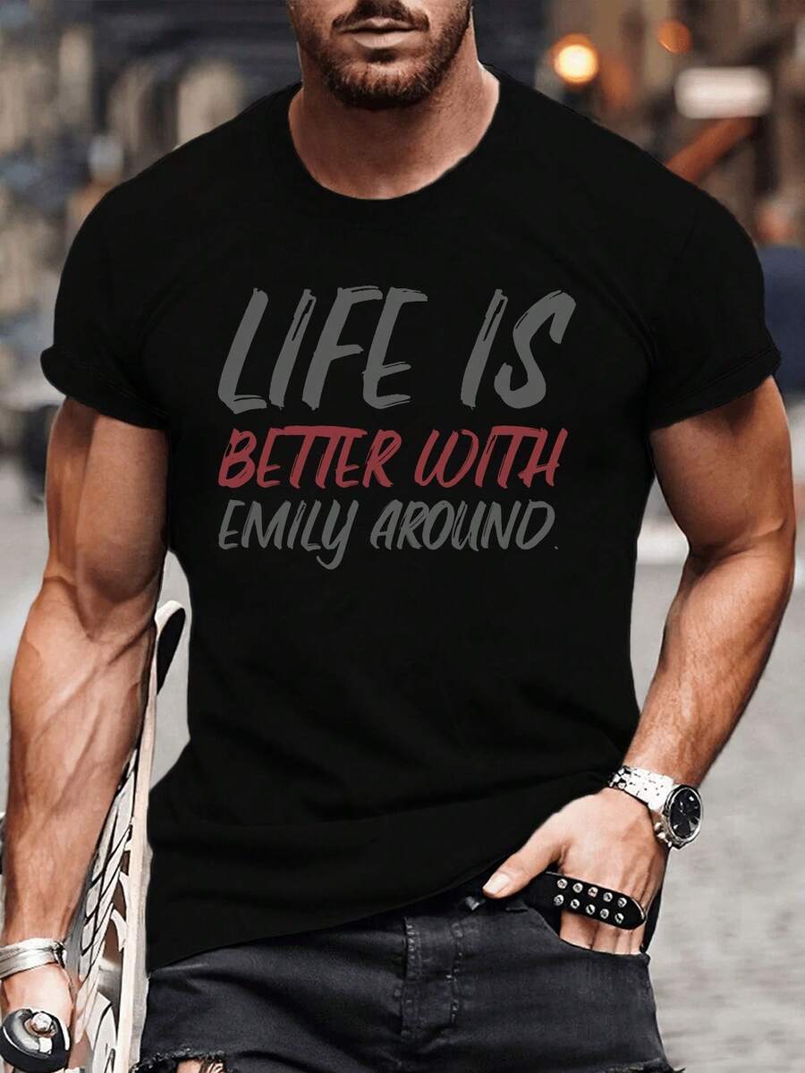 Camisetas de hombre - Negro - Ver 1