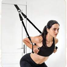 1pc Full Coverage Resistance Training Band - Dual-Direction Buckle Heavy Duty Pull Rope, Pull-Up Assist Resistance Band, Strength Fitness Chest Back Arm Training, Home Gym Multi-Function Weighted Workout Equipment - Multicolor - View 2