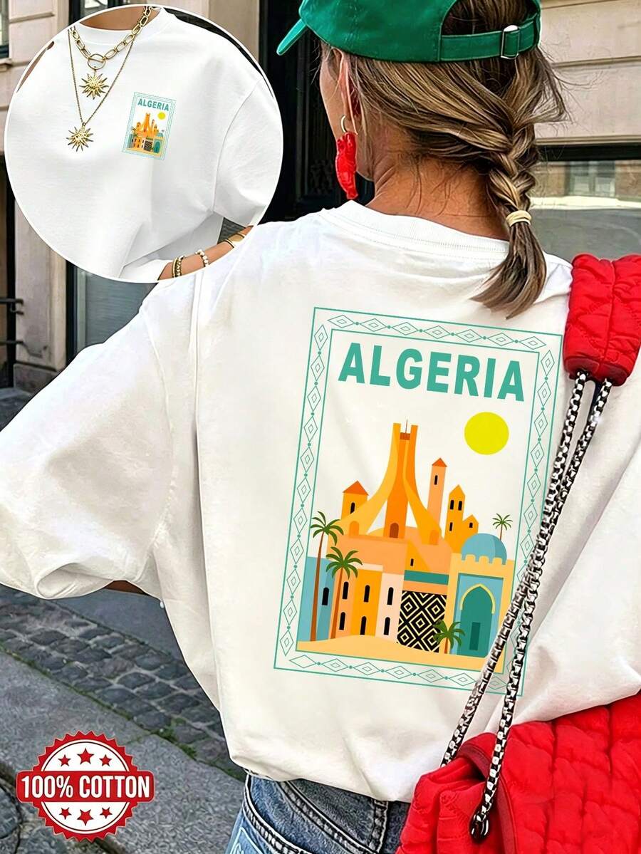 Women T-Shirts - 白色 - 查看 1