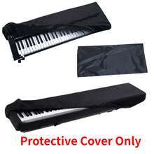 Electronic Keyboard Dust Cover For Piano Enthusiasts, 61/88 Keys Universal Fabric Body Cover And Storage Cover - A - View 4