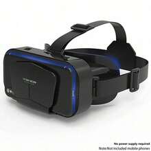 VR 虛擬實境頭戴式 3D 鏡片穿戴裝置，適用於電視、電影與電子遊戲，兼容 iOS 與 Android 系統，支持 4.5-7 吋螢幕 - 查看 13