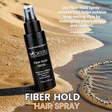 MOKERU Fiber Styling Spray 3.99 Fl.Oz | Formula Tahan Lama yang Baru Ditingkatkan | Pembentukan Tahan Lama Tanpa Mengembang | Segar, Tidak Lengket, Tidak Kaku | Portabel dan Mudah Digunakan | Unisex - Pakaian formal - View 7