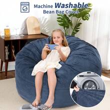 Kselythan Bean Bags - Navy Blue - View 7